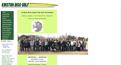 Desktop Screenshot of kinstondiscgolf.com